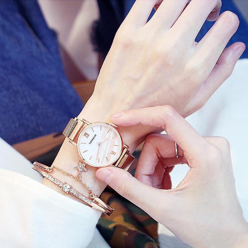 Damenmode Elegance Retro Marmoruhr