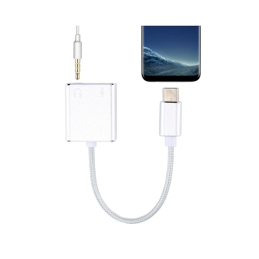 USB Sound Card USB-C / Type-C to 3.5mm Jack Micphone Earphone
