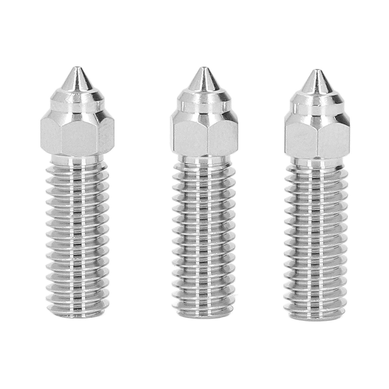 3Pcs 3D Printer Extruder Nozzle 1.75mm M6 High Speed Hotend Extruder Nozzle for Creality K1 1.75