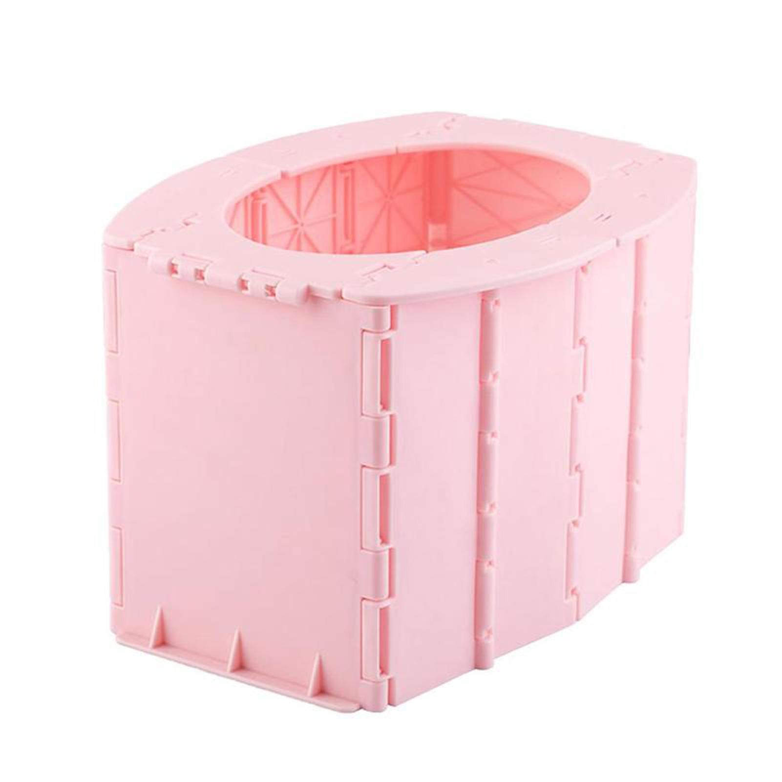 Portable Folding Toilet Foldable Toilet Potty Convenience Bucket Toilet for Kids Children Camping Hiking Travel