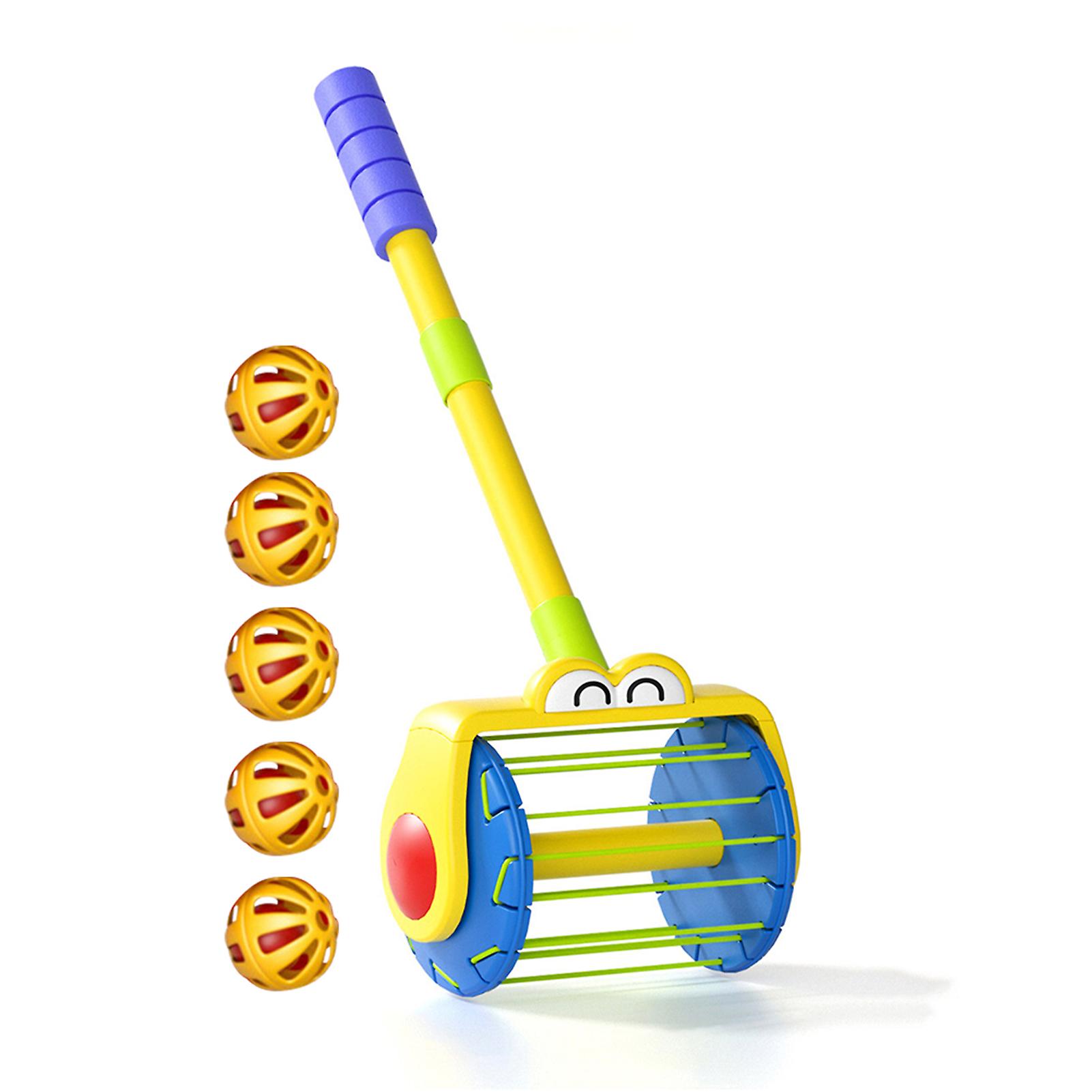 Automatic Spray Ball Toy 360 Degree Rotatable Launching Ball Plaything for Living Room