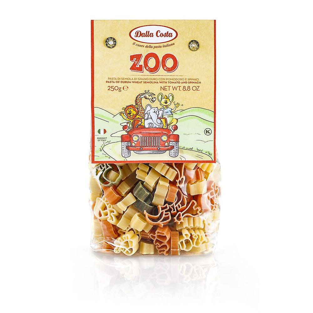 Paste tricolore Dalla Costa Zoo cu roșii și spanac 12x250 grame