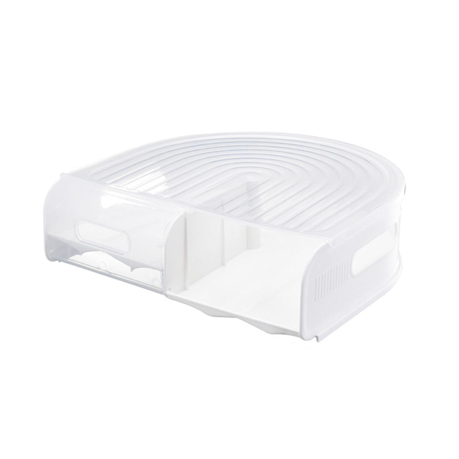 Egg Tray High Capacity Anti-Collision Stackable Refrigerator Rolling Egg Storage Rack Kitchen Access