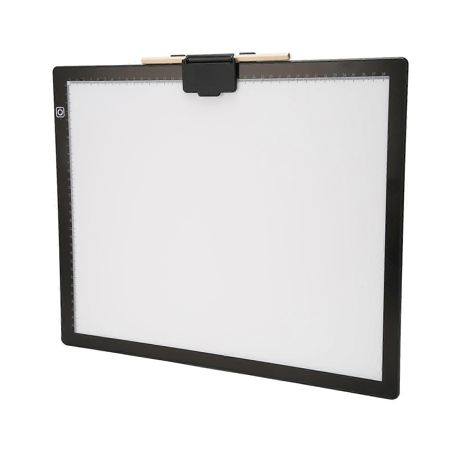 A3 Tracing Light Box 5V/2A 6500K 6 Levels Adjustment LED Light Pad with Magnet Clip for Rhinestone Painting Sketching