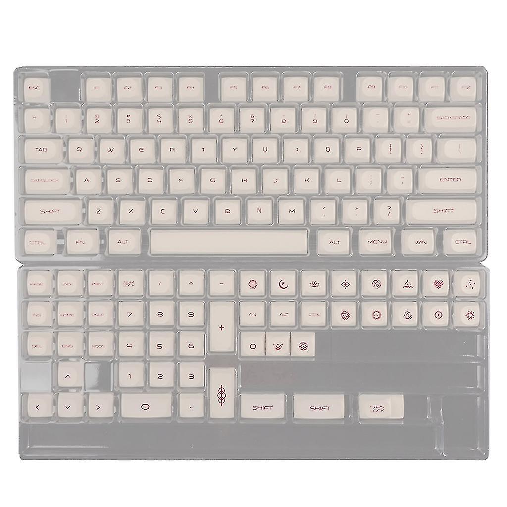 126-key Ma Profile Pbt Keycaps Set Pbt Dye Sublimation For Mechanical Keyboard