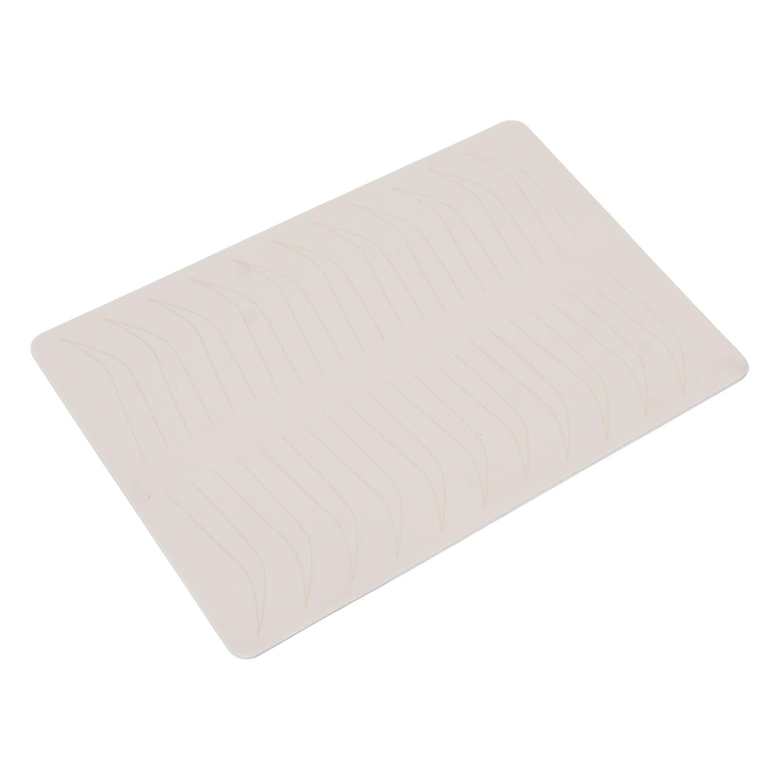 Διπλής όψης Microblading πρακτική δέρματος 14.5x22cm φρυδιών άσπρο