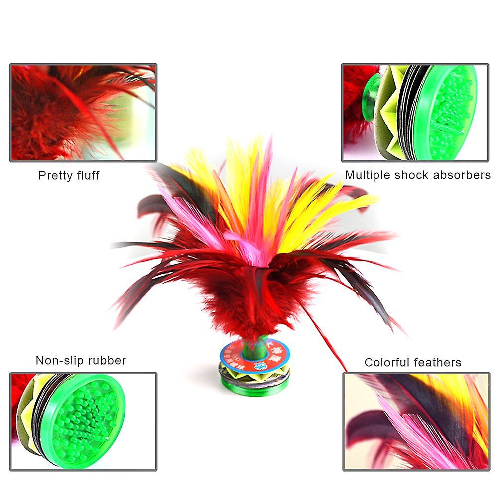 2Pcs Kick Shuttlecock Colorful Colorful Kicking Shuttlecocks Kicking Shuttlecocks for Kids and Adults