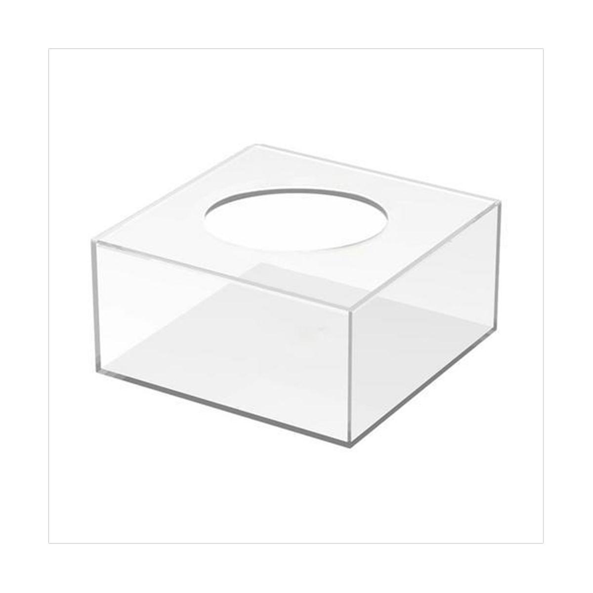 Acrylic Square Tray Diy Cake Refillable Board Base For Display Wedding Party Birthday 20x20x10cm