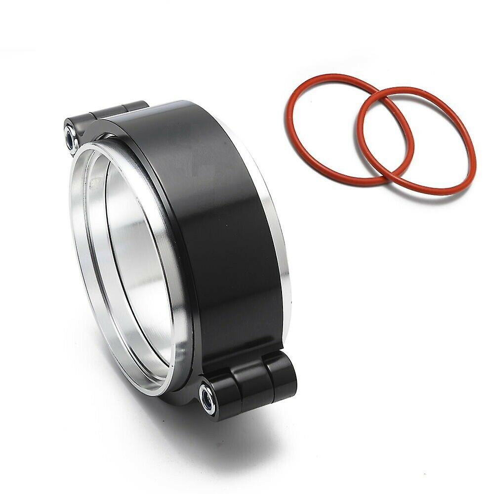 2" /2.5" /2.75" /3" /3.25" /3.5" /4"JDM Exhaust HD V-band Clamp w Flange System Assembly Anodized Clamp
