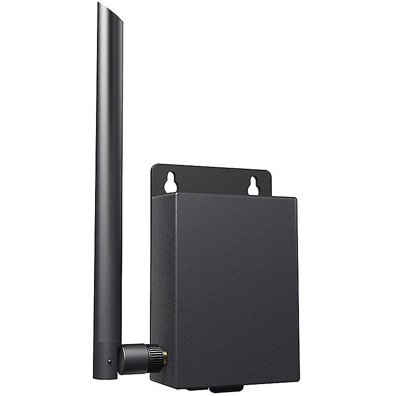 נתב 4G חיצוני עמיד למים עם חריץ לכרטיס SIM נתב קיר אנטנת 5Dbi עבור מכשירי IPC Max 15 אבטחה גבוהה גרסת האיחוד האירופי גרסת האיחוד האירופי שחור