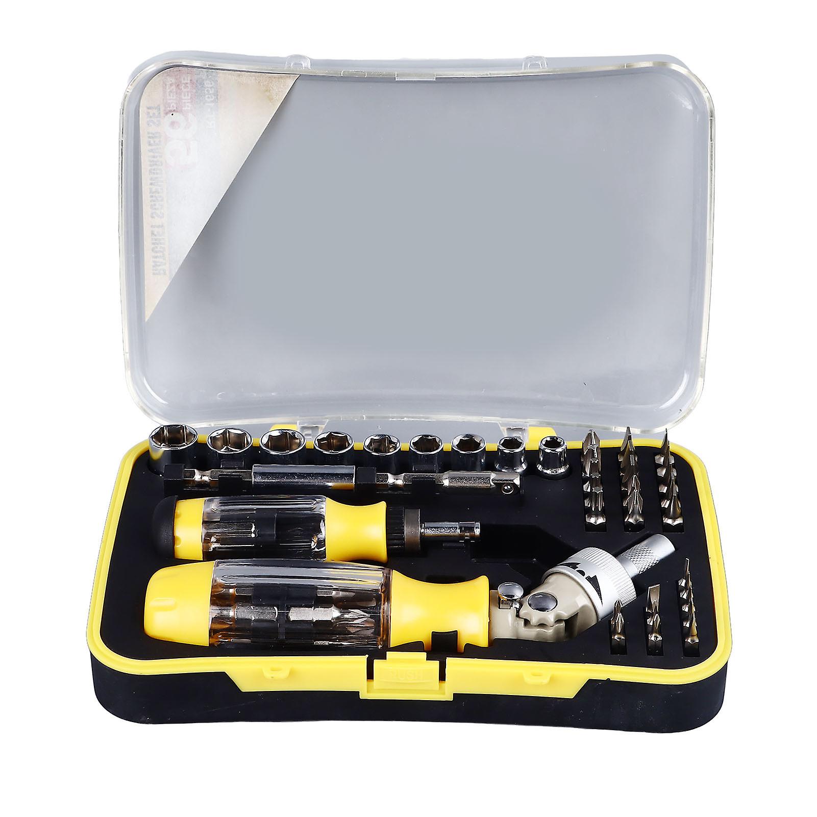 Ratchet Screwdriver Set Multifunctional, Including 56 Pieces