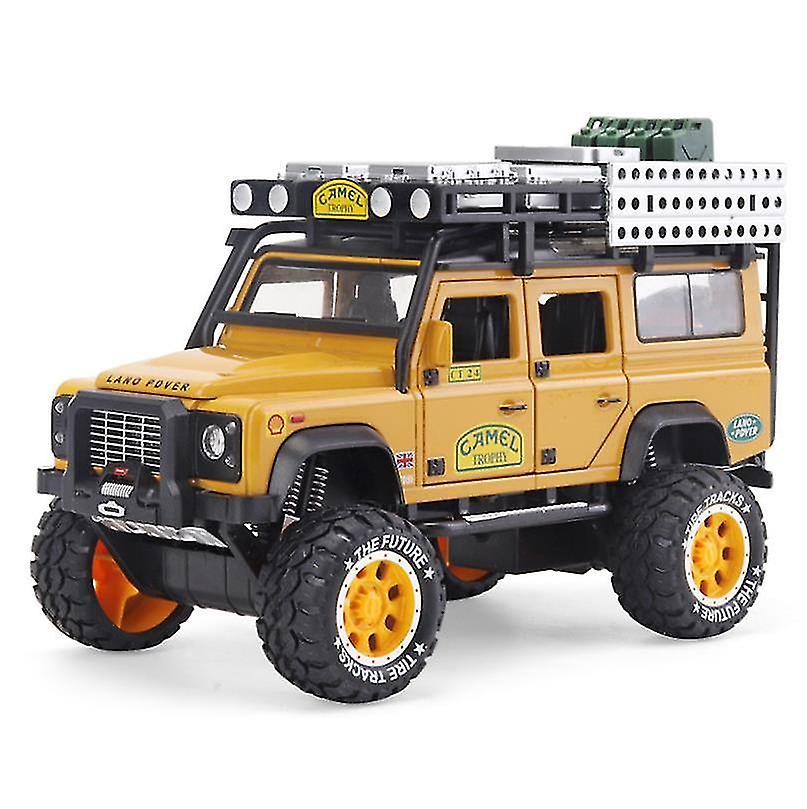 1/28 Diecasts & Toy Vehicles Camel Trophy Defender Car Model With