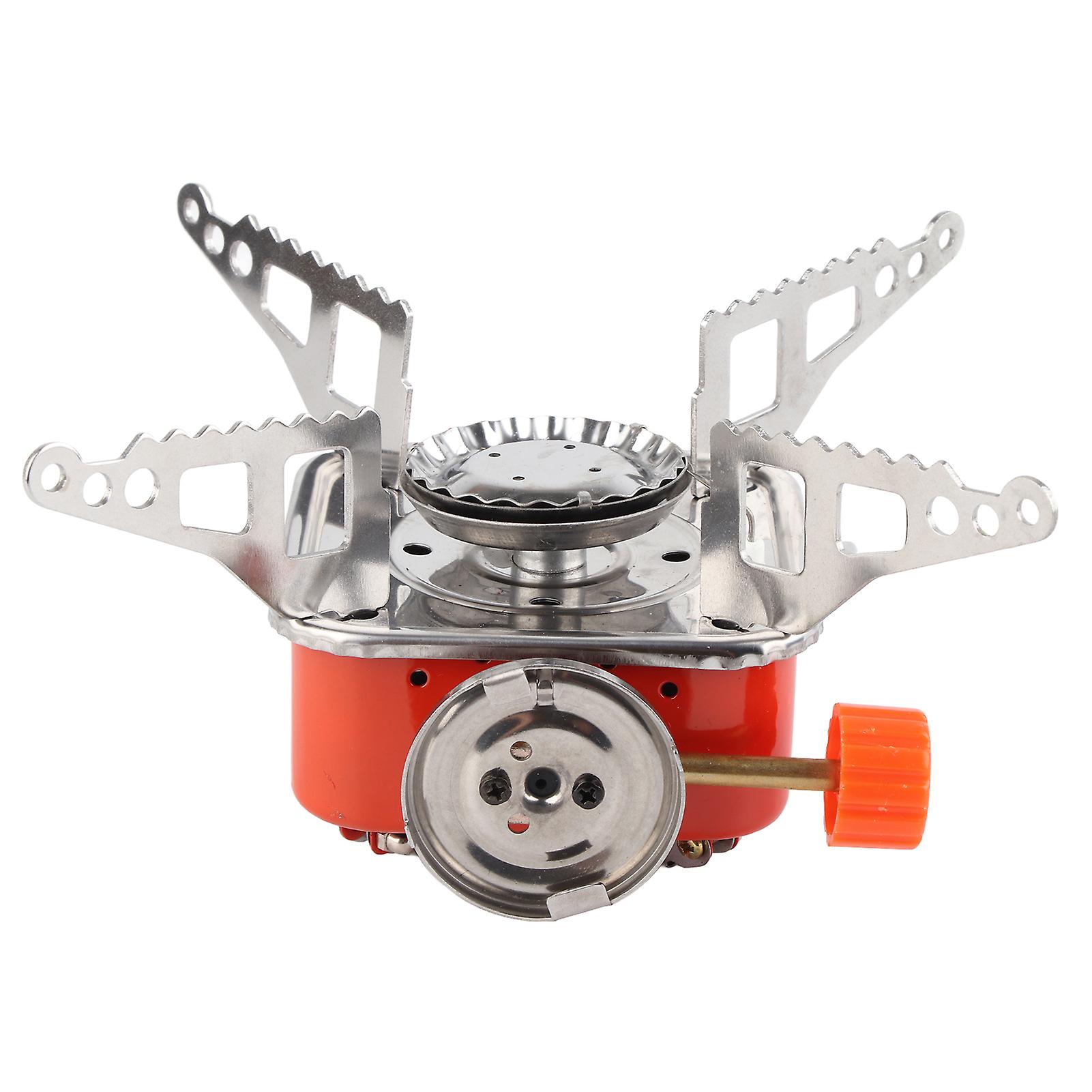 موقد تخييم صغير قابل للطي 2800 واط 100 جم / ساعة موقد تخييم محمول خفيف الوزن للأنشطة الخارجية نزهة السفر