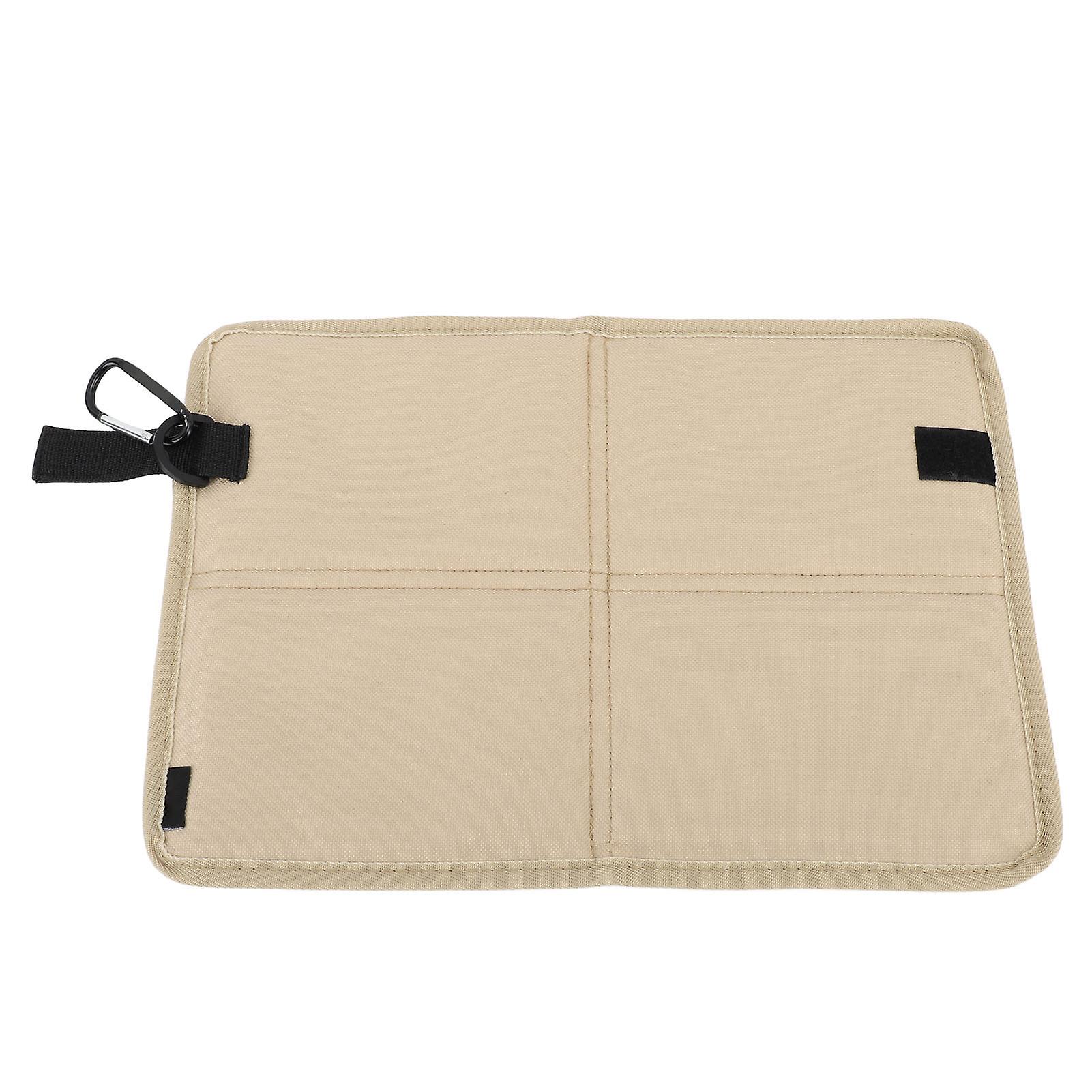Foldable Camping Seat Cushion Dampproof Portable Lightweight Folding Mat Sitting Pad for Outdoor Activities Backpacking Picnic Khaki