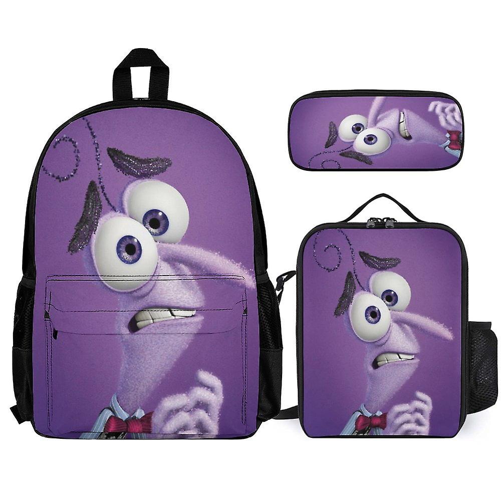 من الداخل إلى الخارج 3 قطع حقائب الظهر مجموعات مع حقيبة الغداء ومقلمة