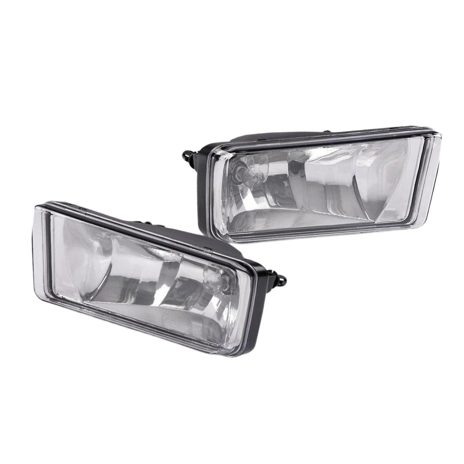 2Pcs Driving Fog Lamps Passenger and Driver Side Replace Parts Accessory