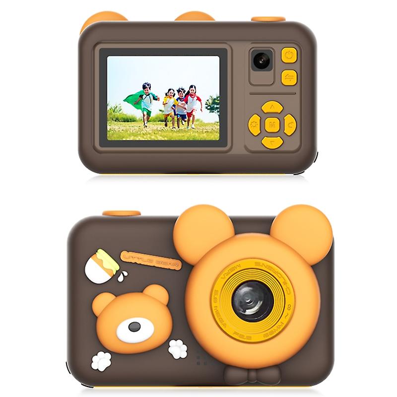 D32 2.0 Inch IPS Screen Dual Lens Mini Kids Camera Video Recorder with Tripod, with 32G Memory Card 