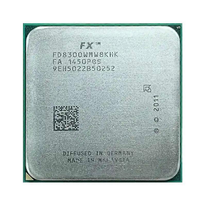FX-8300 CPU - Socket AM3+ 8 Cores 8 Threads 3.3GHz 8MB L3 Cache 95W.