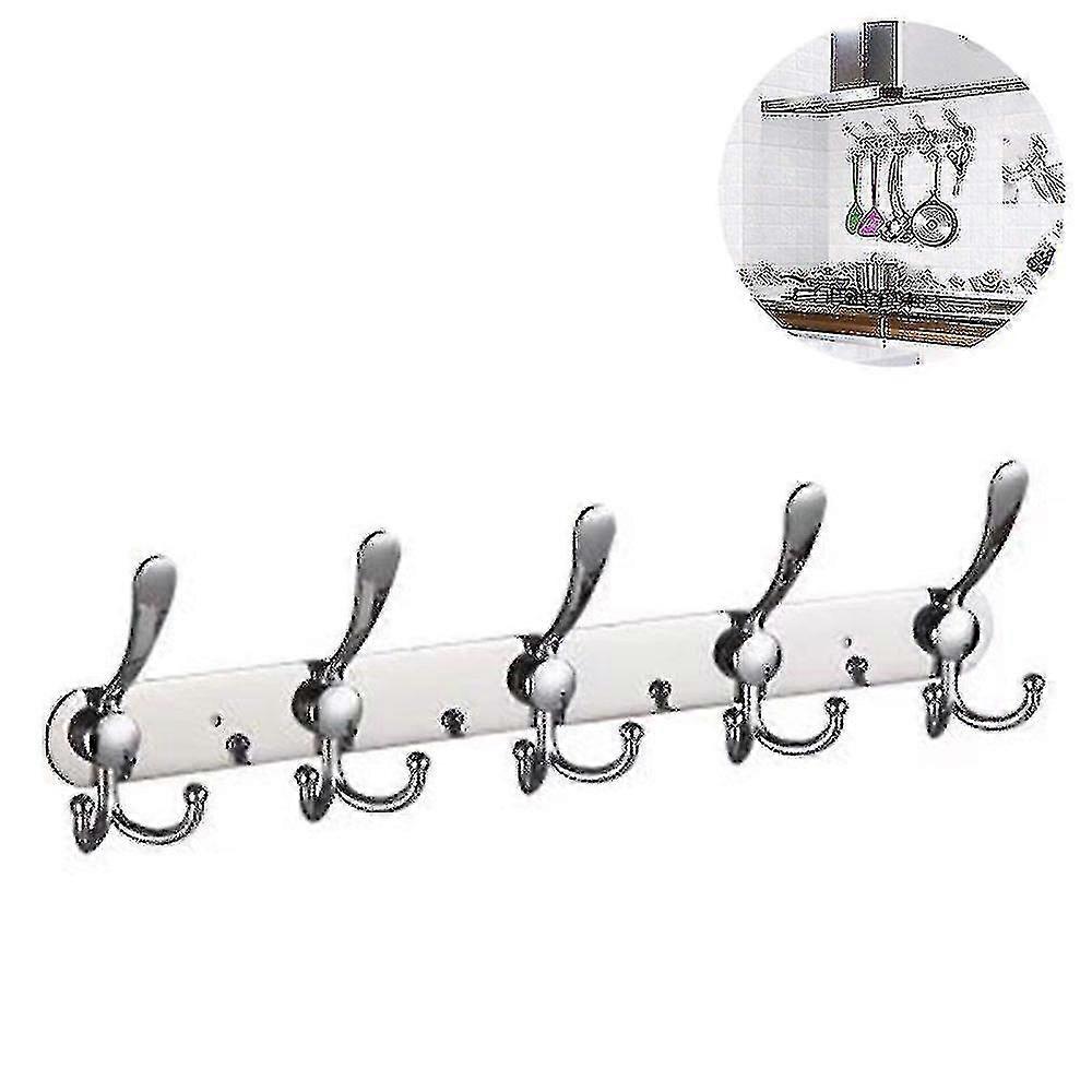Coat Rack Wall Mounted Long,coat Hooks Wall Mounted,coat Hanger Silver