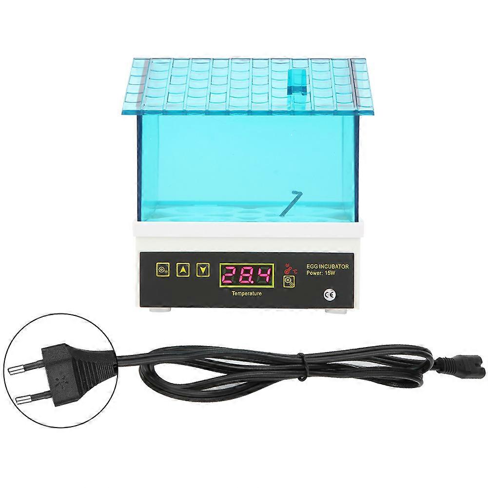 4 Eggs Mini Incubator Hatcher Household Digital Semiautomatic Hatching House Machine 220V EU Plug