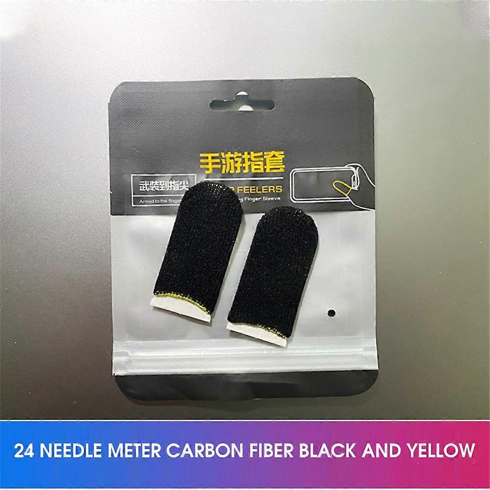 2pairs/4pcs Finger Sweatproof Anti Scratch Gaming Gloves for Sensitive Touch Screen