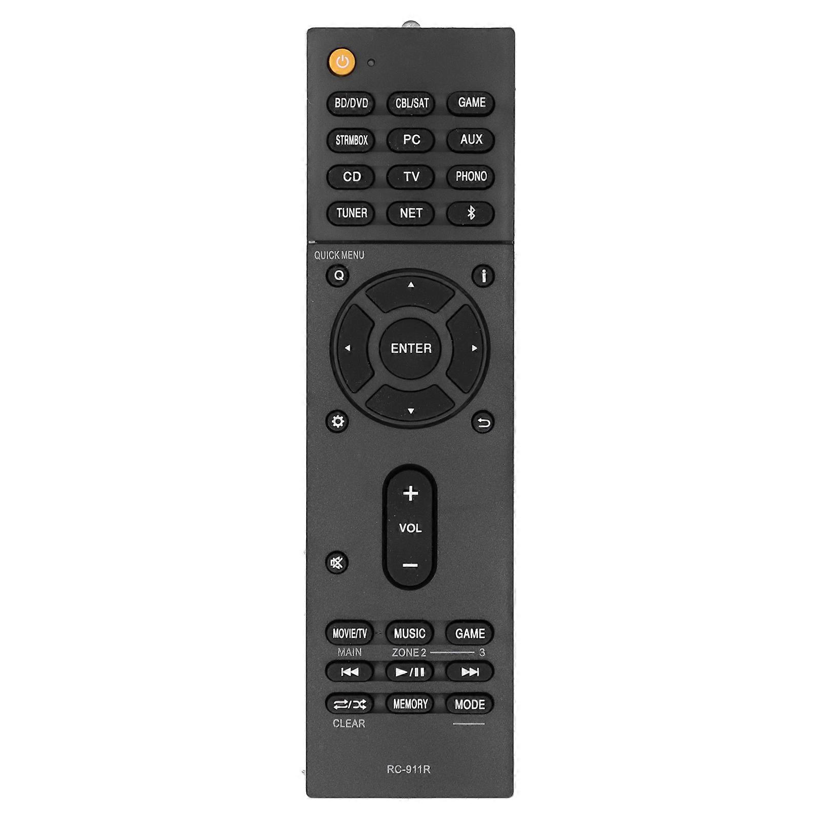 Rc911r Fernbedienungsersatz für Onkyo Txrz810 Txnr575e Audiovideo-Receiver