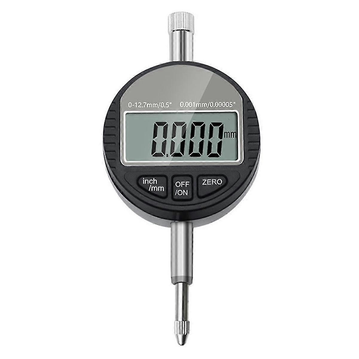 DTI Digital Dial Indicador 0.001mm Resolução, 0-12.7mm/0-0.5 polegadas Range Dial Test Indicators Electr