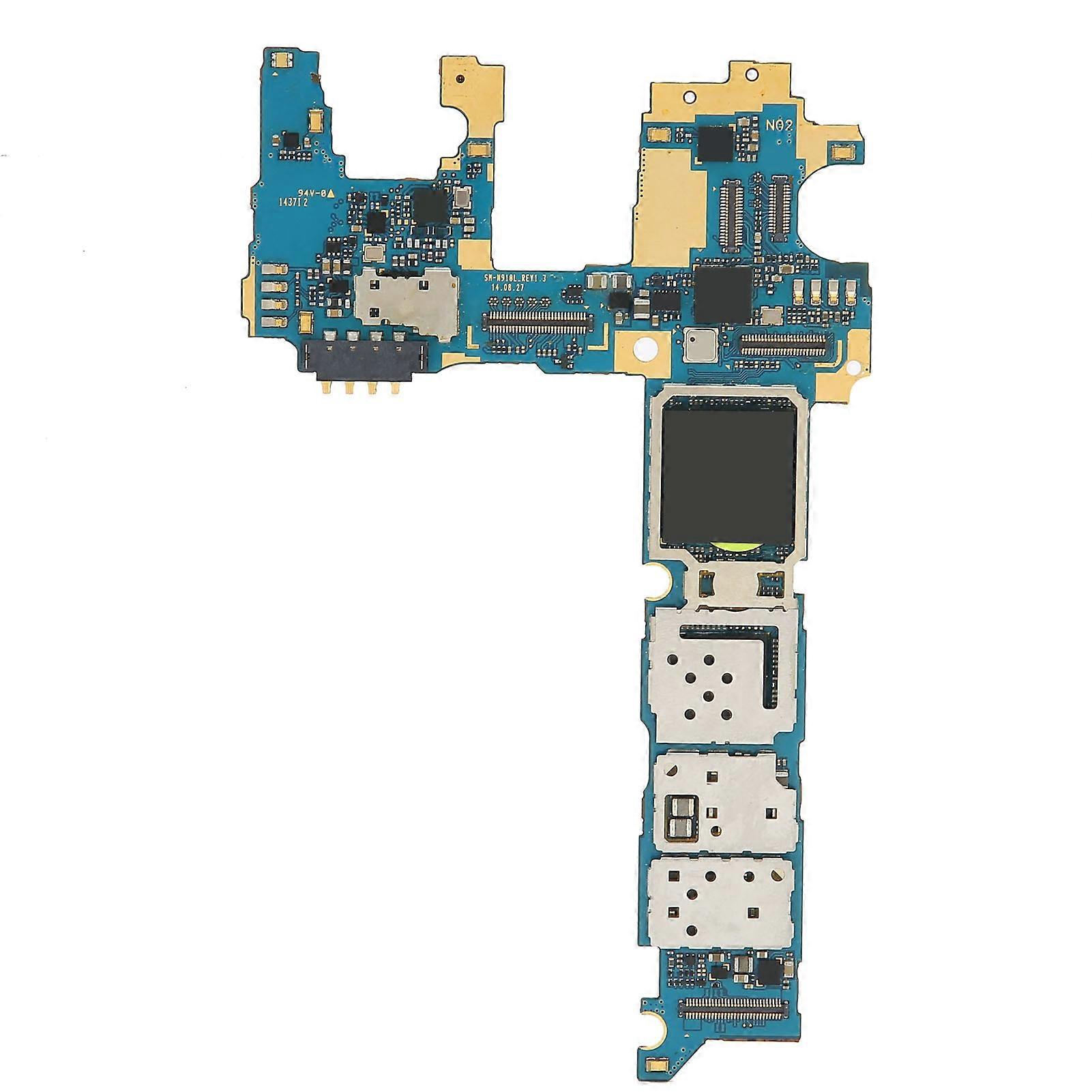 Main Motherboard Unlocked 32GB Logic Main Board for Samsung Note4 N910S/K/L Korean VersionN910S/K/L