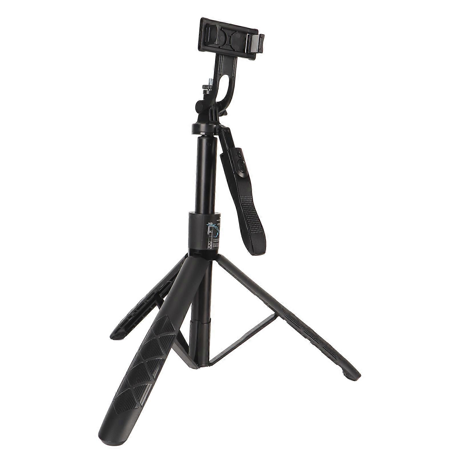60 Inch Selfie Stick Tripod 360 Degree Rotation Extendable Cell Phone Tripod Stand with Detachable Wireless Remote for Video Recording Live Streaming