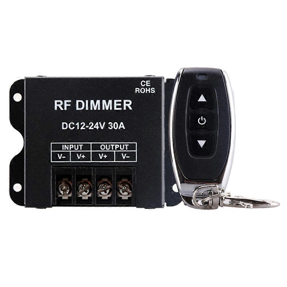 LED Dimmer 3-Button RF High-Power Wireless Remote Control DC12-24V Monochromatic Light Dimmer