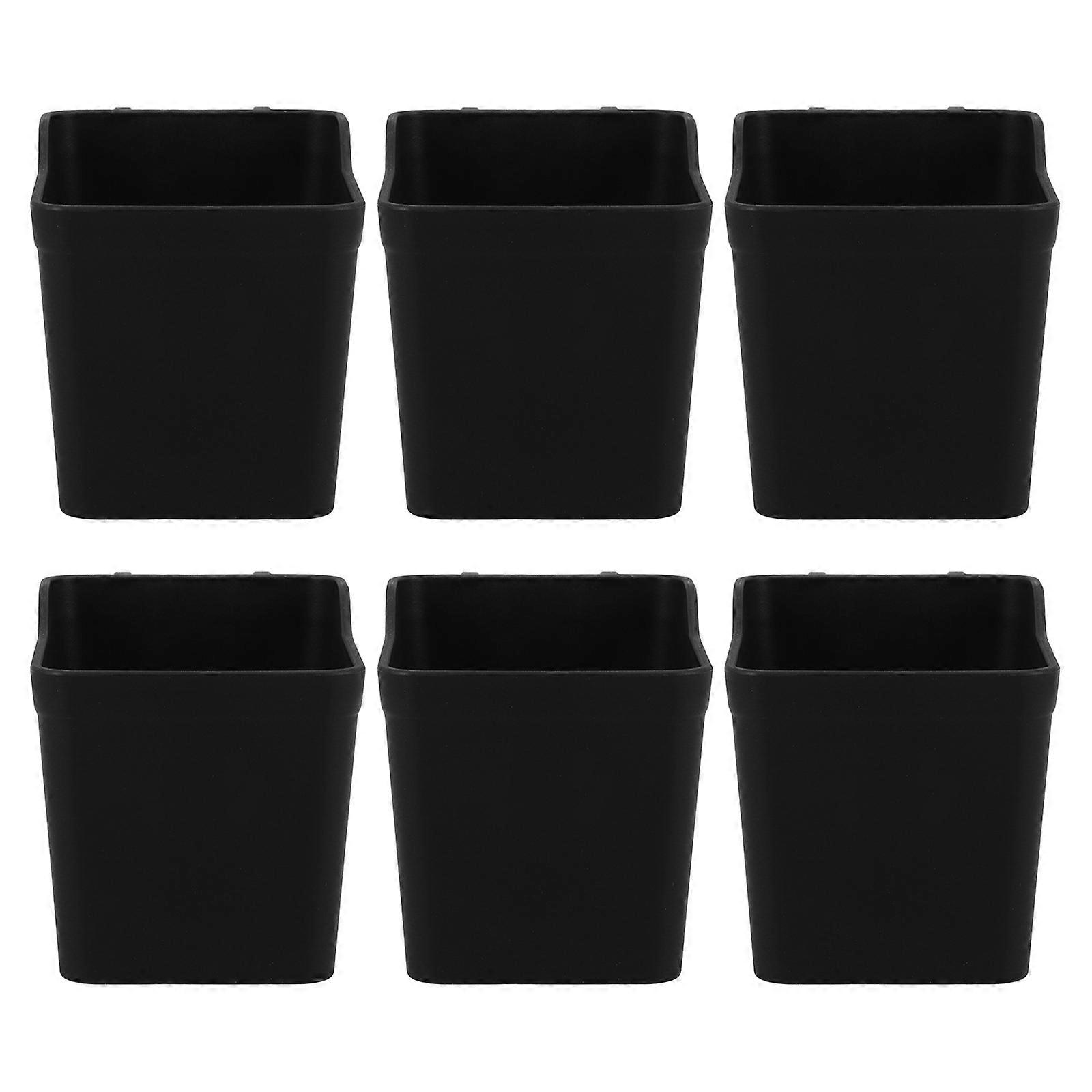 6pcs Pegboard Bins Garage Workbench Organizing Cups Pegboard Storage Organizer