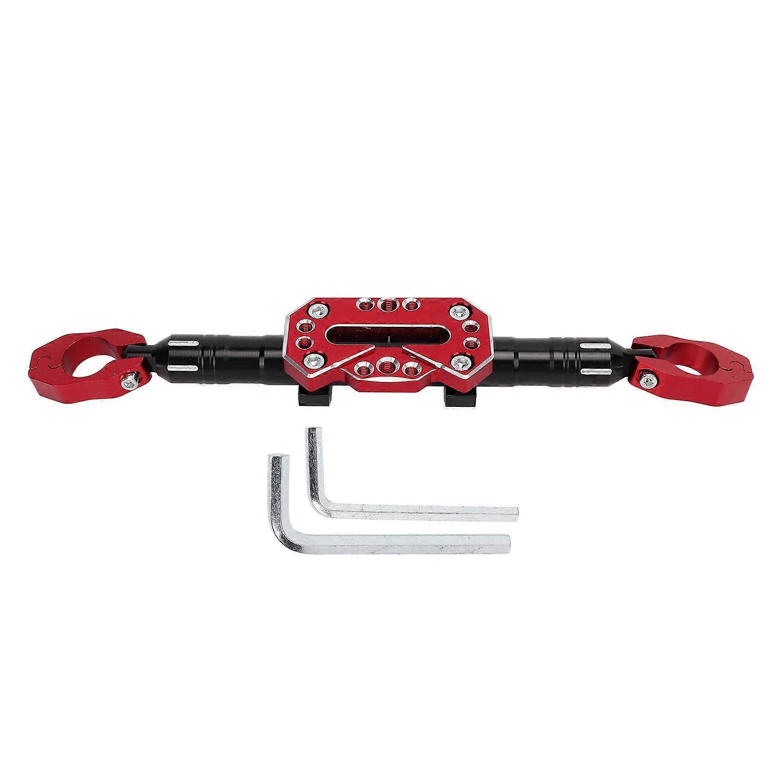 Motorcycle Multi Function Extension Rod CNC Technology Stable Easy Installation Handlebar Pressure Extension RodRed