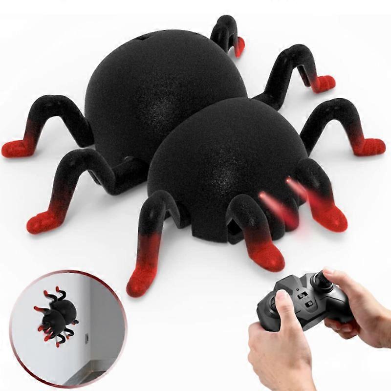 RC spider Wall Climbing Car High Simulation Stunt Dual-mode 360 Rotating Halloween Tricky Toy
