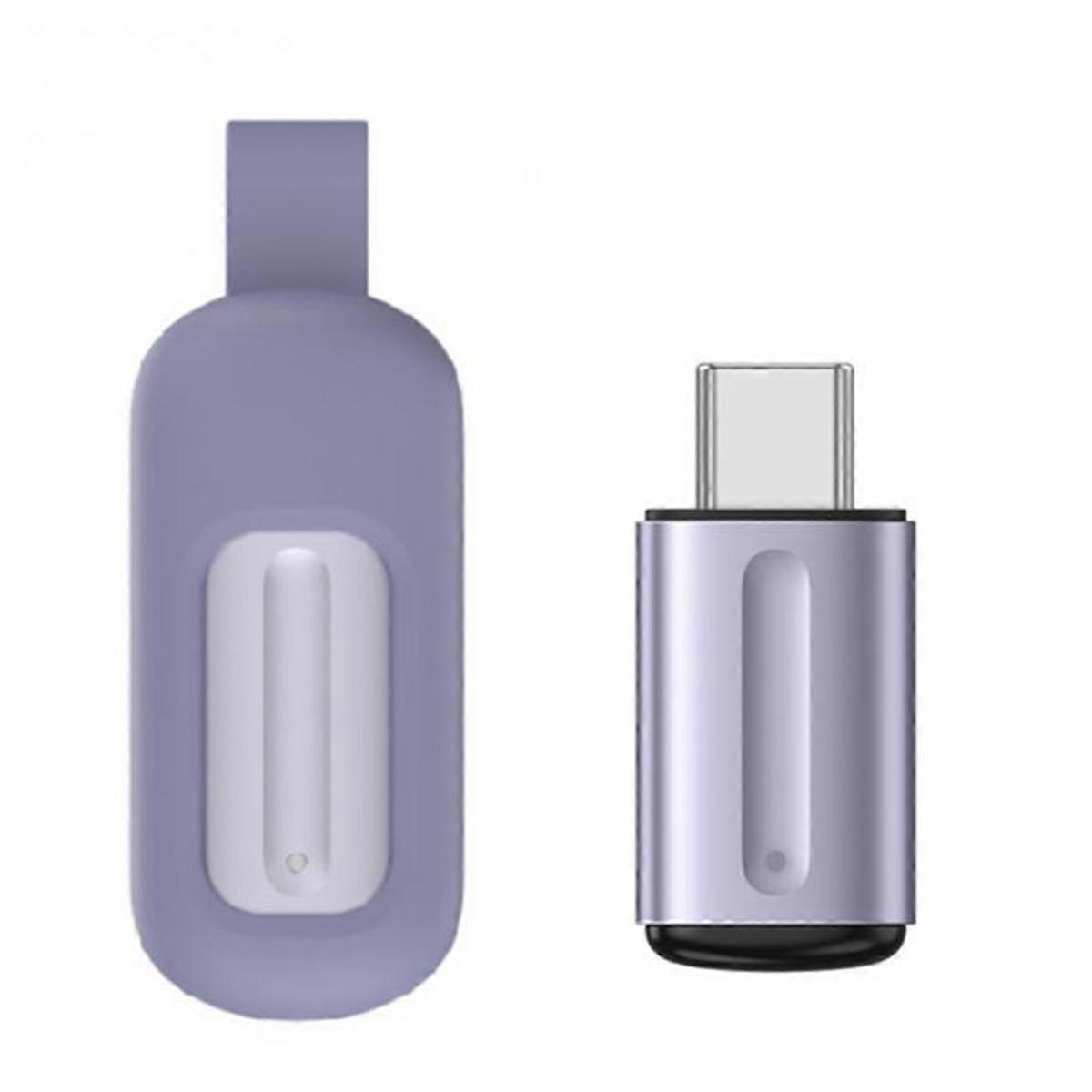 Mobile Phone Remote Controller Wireless Infrared Smart App Control Adapter for TV Box Air Conditioner Type C - Purple