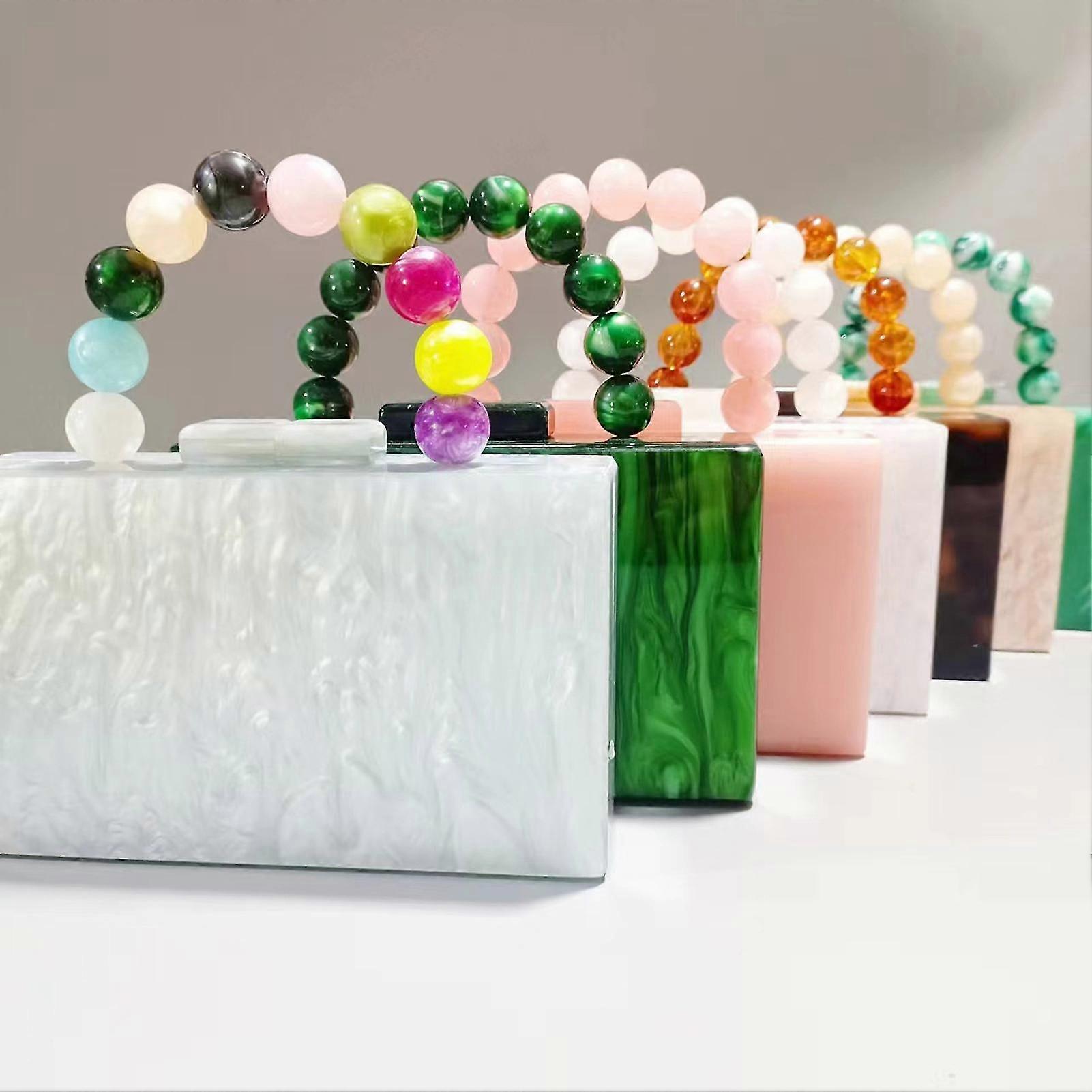 בגדי ריקוד נשים תיק אקריליק תיק רשמי מסיבת כלה חתונה ארנק מצמד למסיבת ערב נשף מסכות