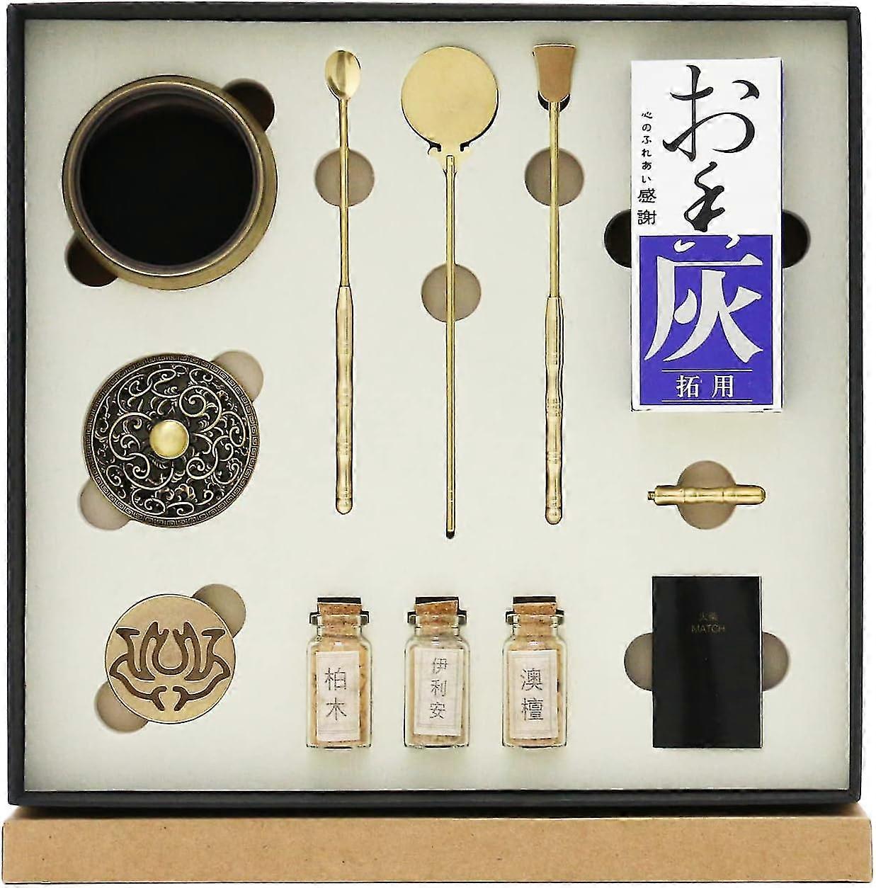 البخور مسحوق الموقد كيت DIY برج التدفق العكسي قوالب مخروط البخور ، العود المبخرة كيت ، الصينية المبخرة كيت مع مسحوق