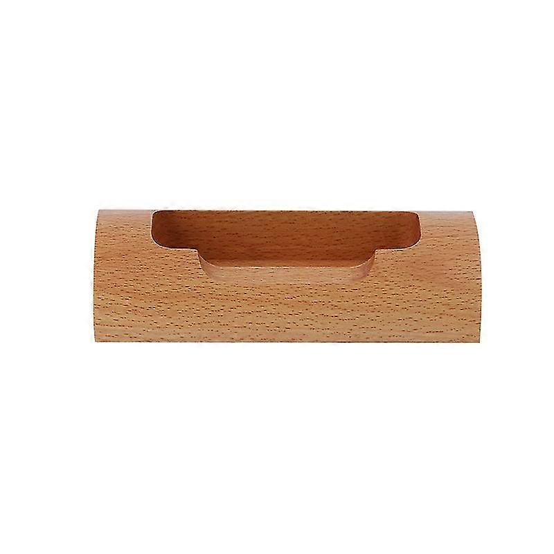 Single Pocket Landscape Business Card Holder, Wood Personalized Business Card Organizer For Desk, Wooden Cards Display Stand Case For Office Home Chri