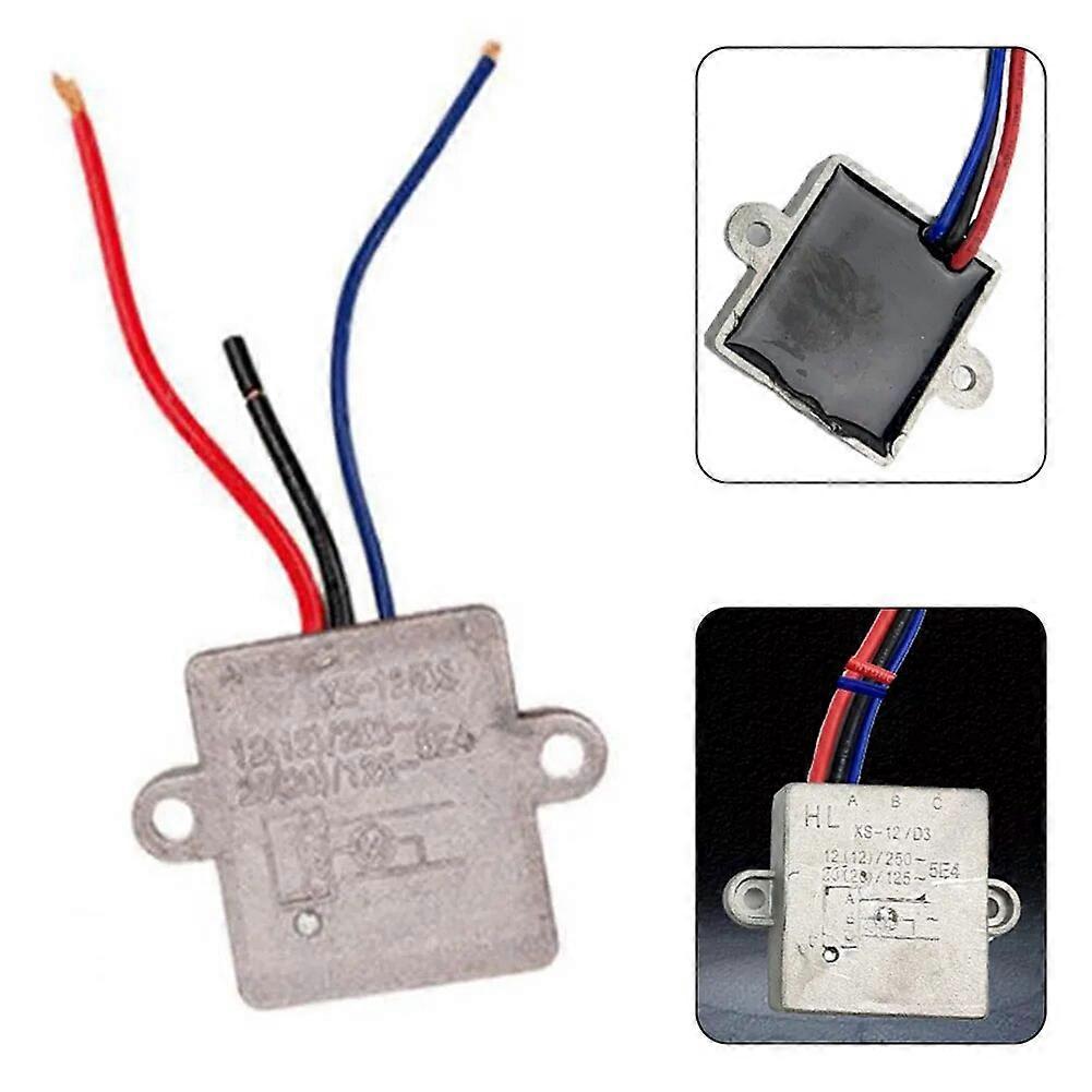 1pc Soft-start Current Limiter Switch Plastic Metal 230V To 20A Power Tools Retrofit Module With 2 Connecting Wires Dust-proof