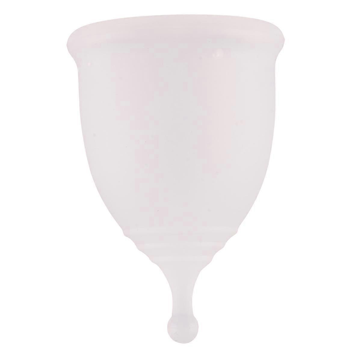 Anytime Women Silicone Anti Leakage Menstrual Period Cup L Transparent color