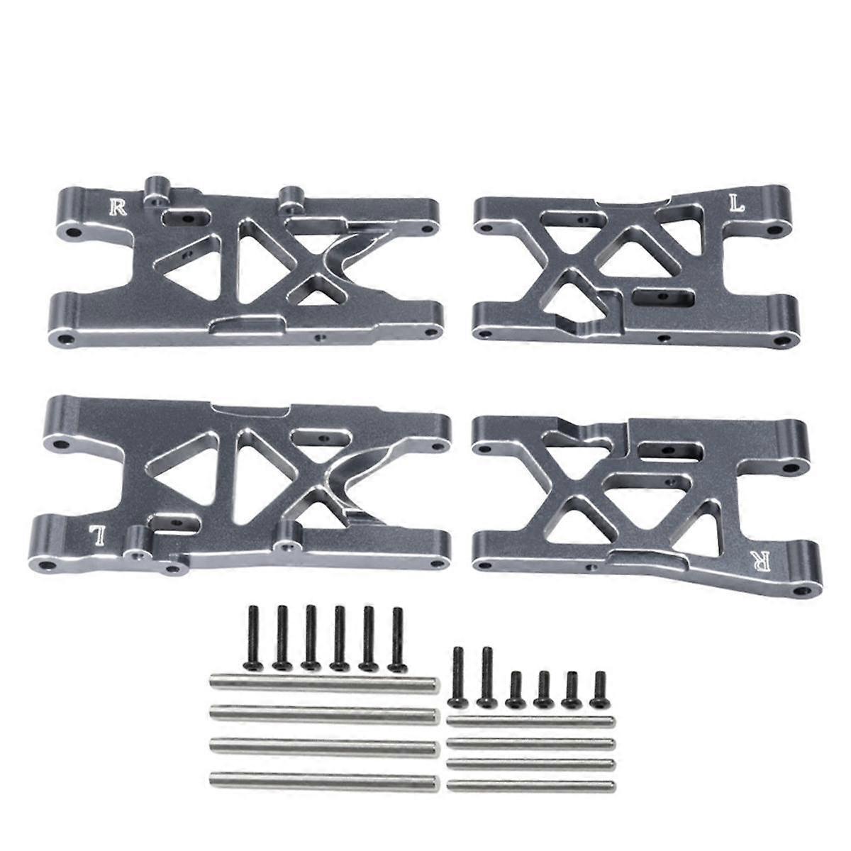 Bracci delle sospensioni anteriori e posteriori in alluminio per ARRMA 1/8 Mojave 4S Upgrade Parts Titanium