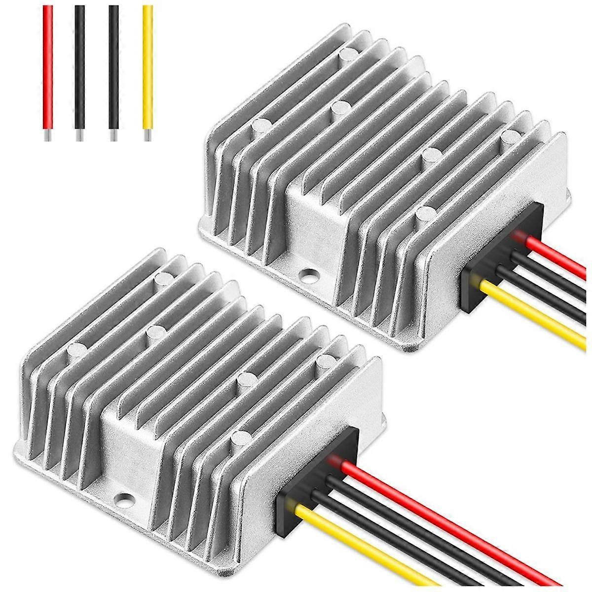 Converter Golf Cart , 10A 120W DC to DC12 Volt Voltage Regulator Car Audio Universal Power Stabiliz