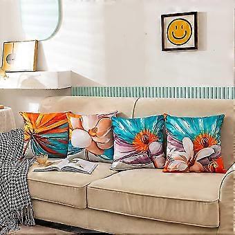 Waterproof Cushion Covers Set Of 4, Decorative Throw Pillow Cover