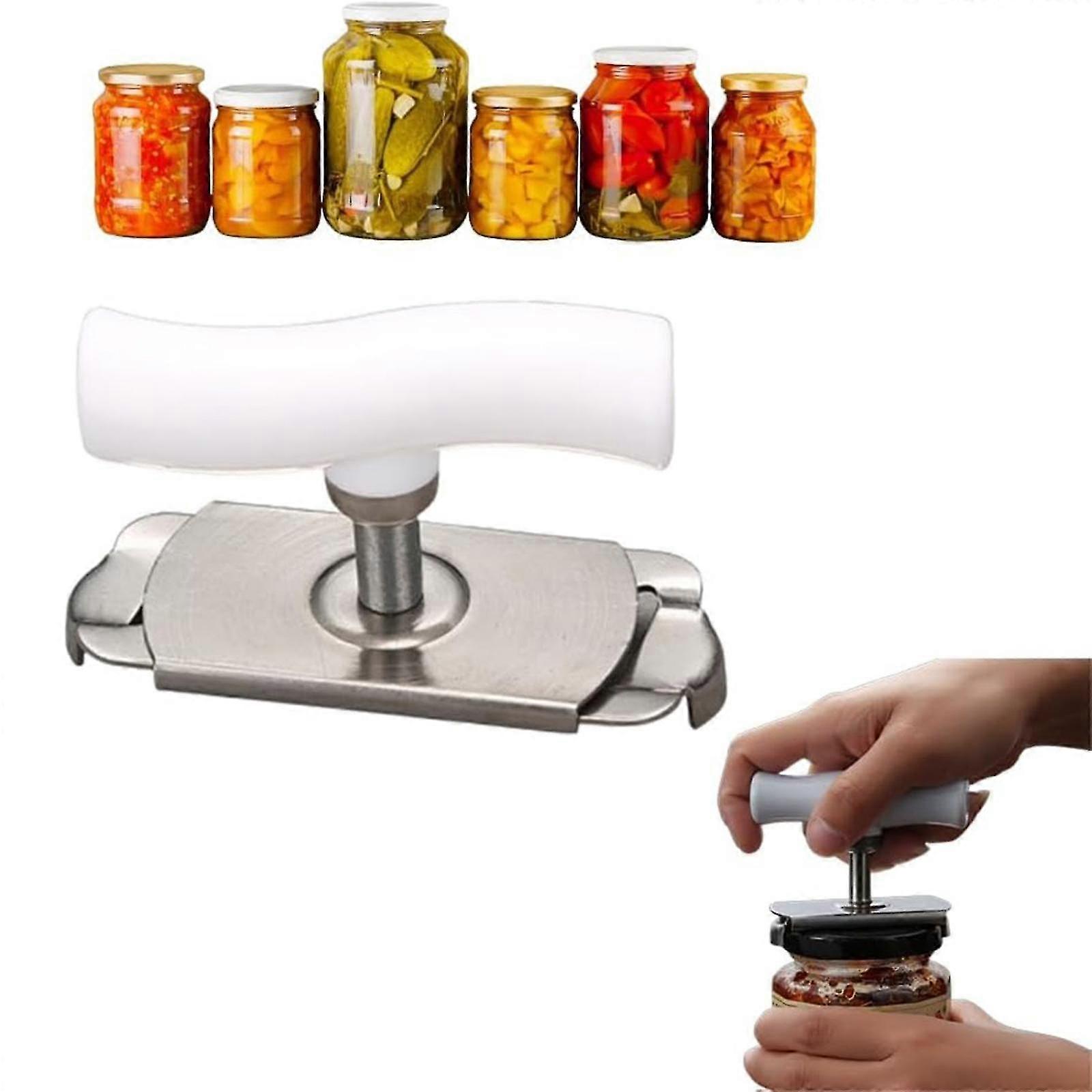 Effortless Arthritis Jar Opener, Jar Opener for Weak Hands, Easy Open Adjustable Grip Jar Opener for Seniors Arthritis Elderly to Open Jar Easily