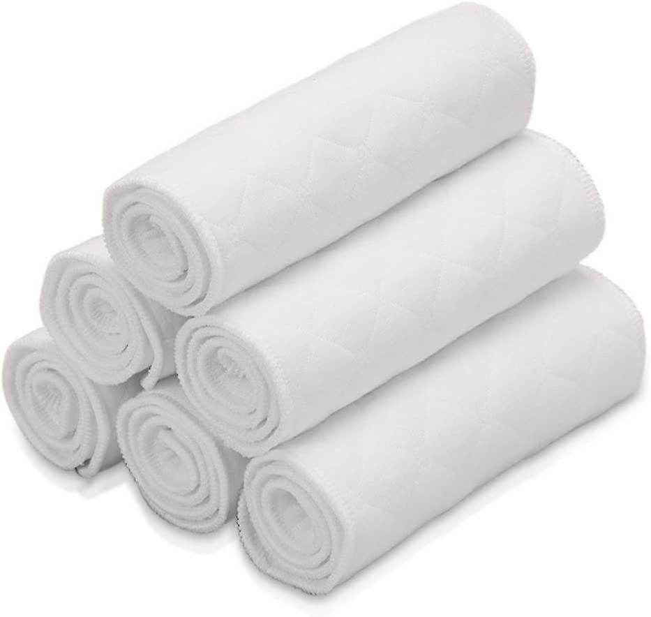 SONARIN Reusable Soft Cloth Diaper Inserts Nappy Liners Super Water Absorbent Mats Pack of 20(3 Layers)