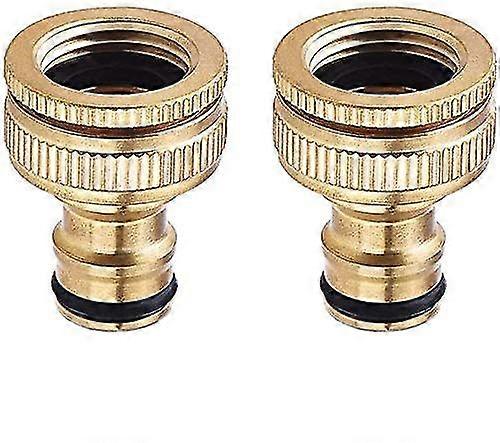 2pcs Copper Standard Connection Water Connector 4 Minutes 6 Minutes Pacifier Car Wash Water Gun Accessories Water Pipe Hose Quick Connection 4 6 Minut