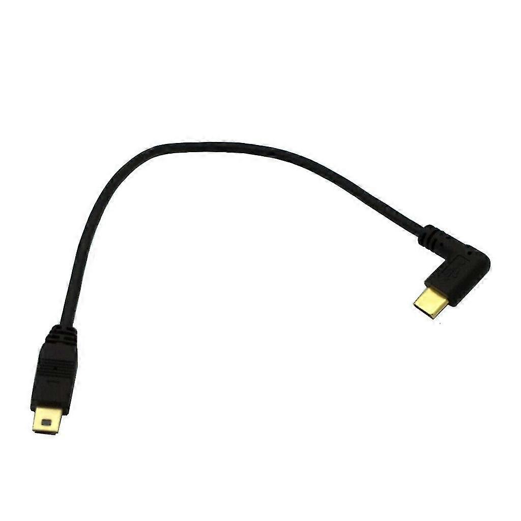 Mini USB Na Adaptér Typu C Kabel 90 Stupňů USB 3.1 Typ C Na MiniUSB Převodník Bez Námahy Připojte A Přenos Dat