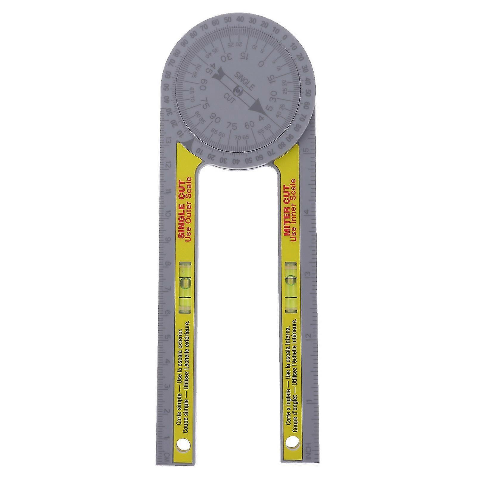 Plastic Miter Protractor Angle Finder Angle Measuring Ruler Angle Ruler