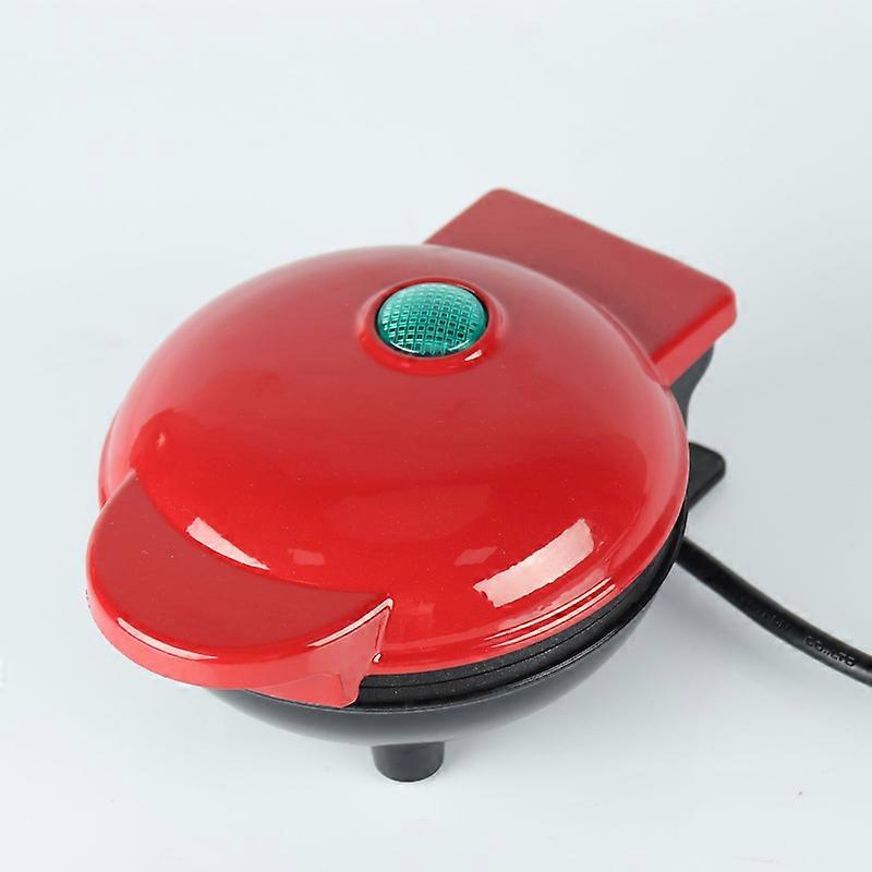 Mini Maker for Single Waffles, Hash Brown, KETA Chaffles Easy Clean, Non-Stick Surface, Red 110V