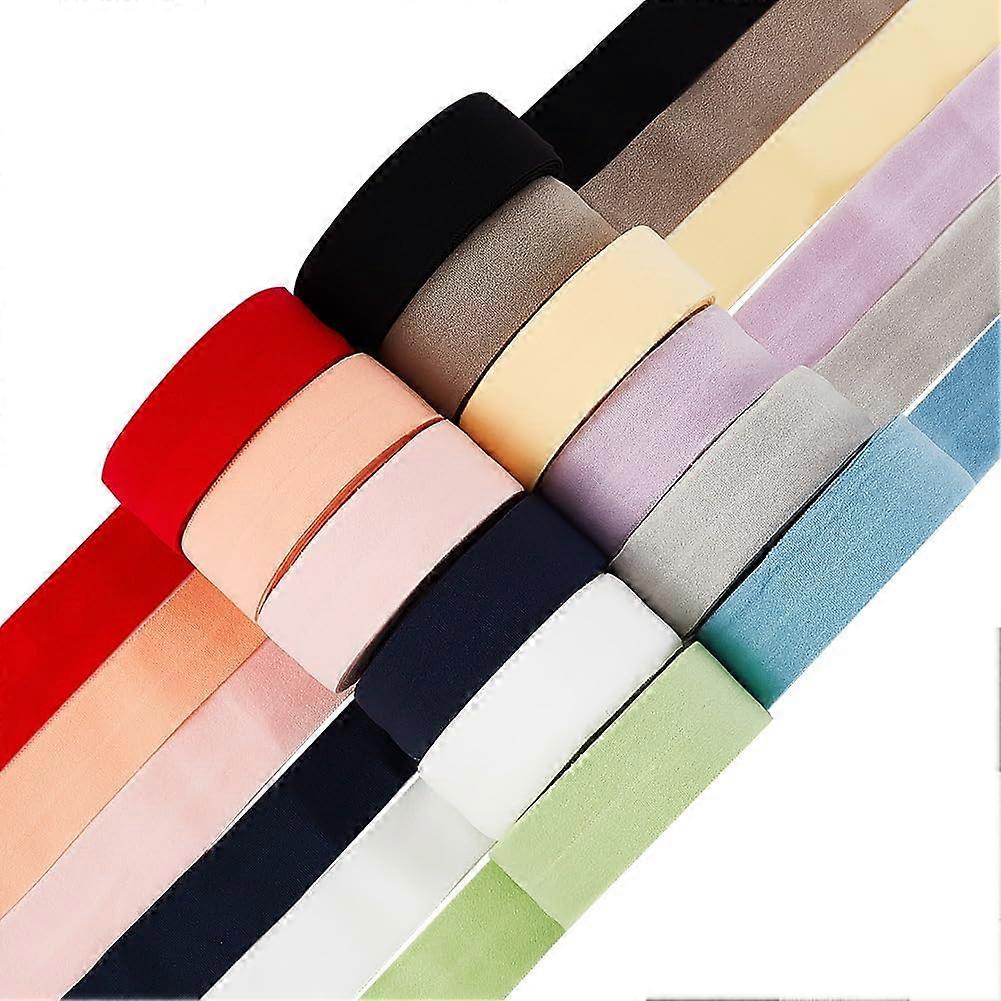 65.6 Yards Elastic Tapes 20mm Polyester Binding Tape Stretch Ribbon Tape Bulk Rolls Sewing Elastics for DIY Sewing Seaming Binding Hemming Piping Quil