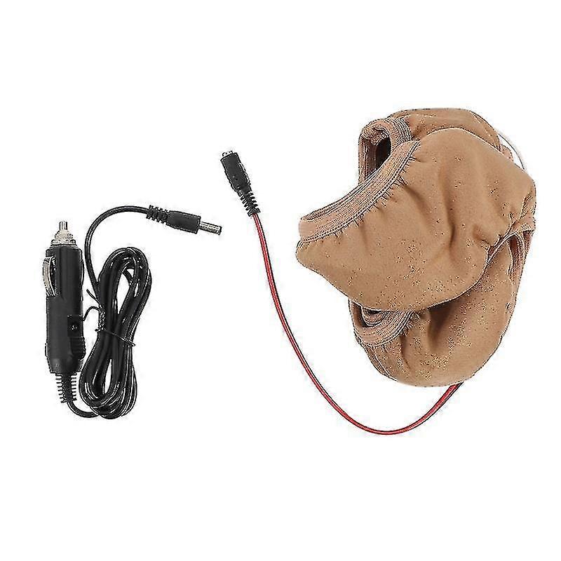 Heated Steering Wheel Cover Auto Steering Wheel Protective Cover Car Accessory